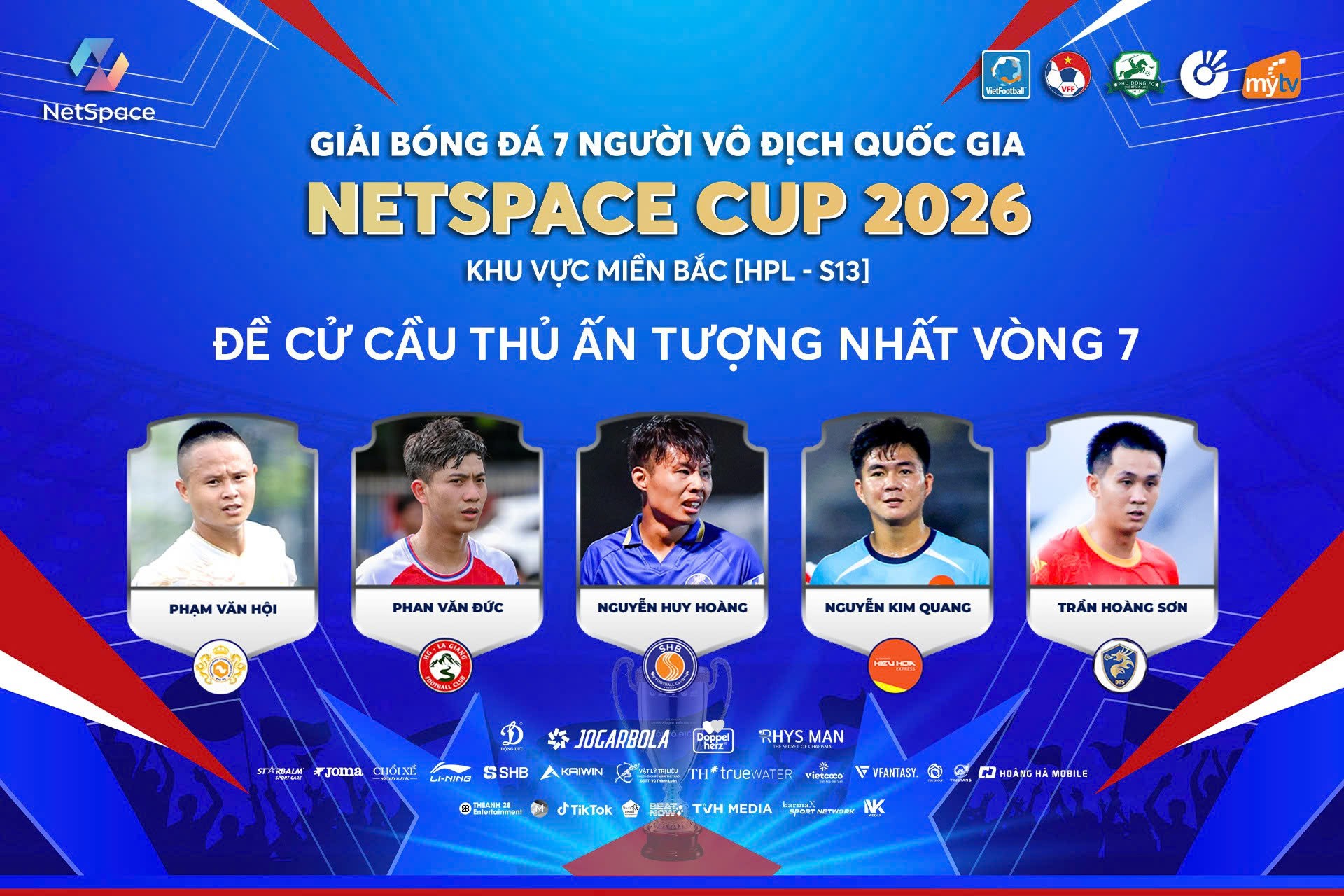 Bình chọn cầu thủ ấn tượng vòng 7 HPL-S13